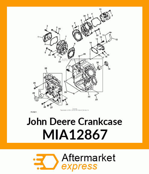 COVER, CRANKCASE MIA12867