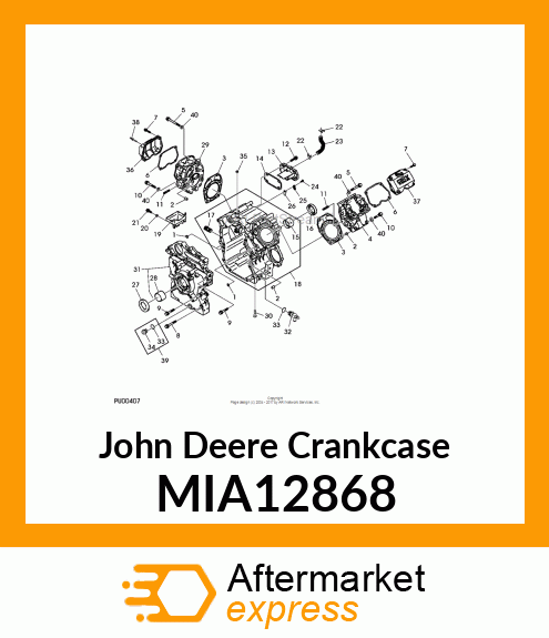 CRANKCASE MIA12868