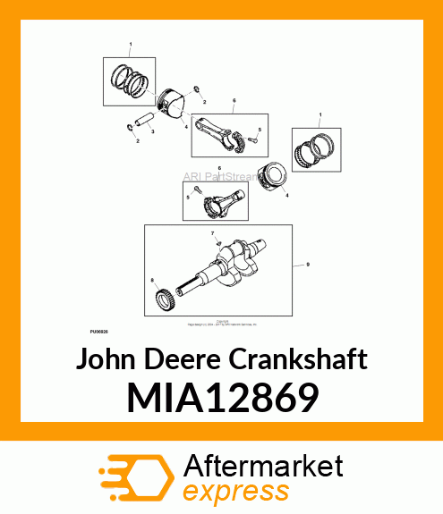 CRANKSHAFT ASSY MIA12869