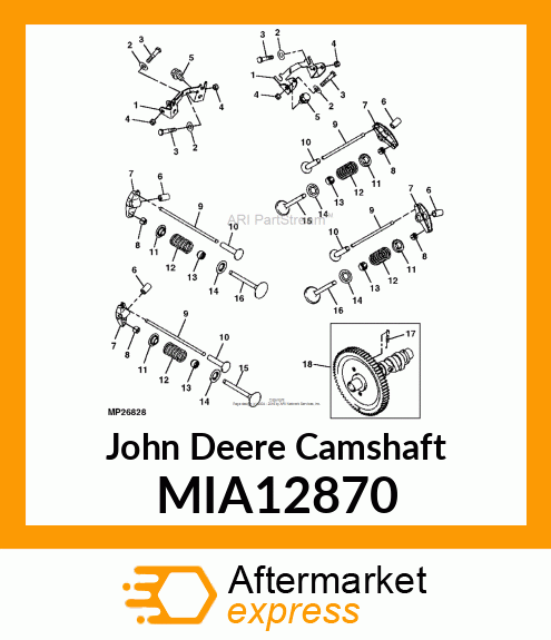 CAMSHAFT MIA12870