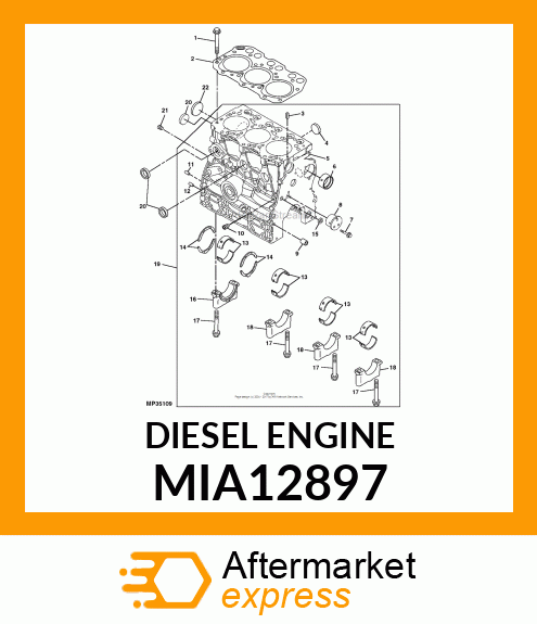 DIESEL ENGINE MIA12897