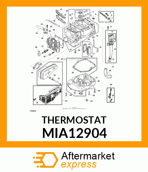 THERMOSTAT MIA12904