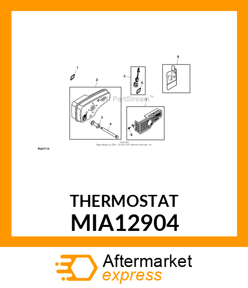 THERMOSTAT MIA12904