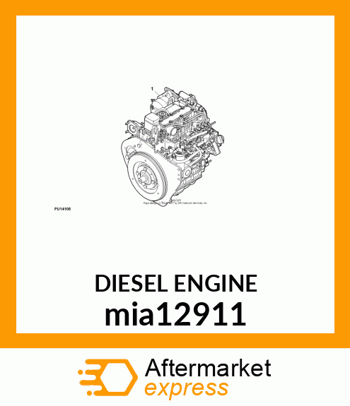 DIESEL ENGINE mia12911