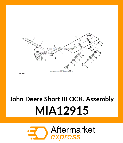 BLOCK, SHORT FD620D MIA12915