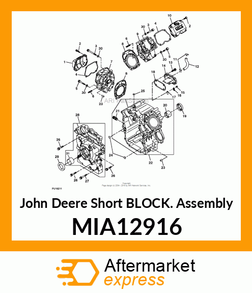 BLOCK, SHORT FD671D MIA12916