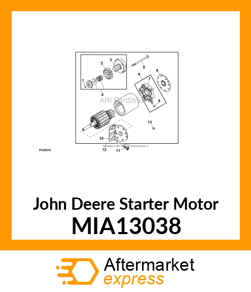 STARTER MOTOR MIA13038