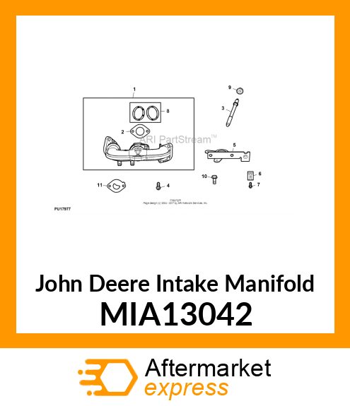 INTAKE MANIFOLD MIA13042