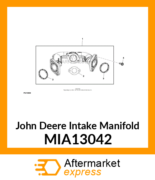 INTAKE MANIFOLD MIA13042