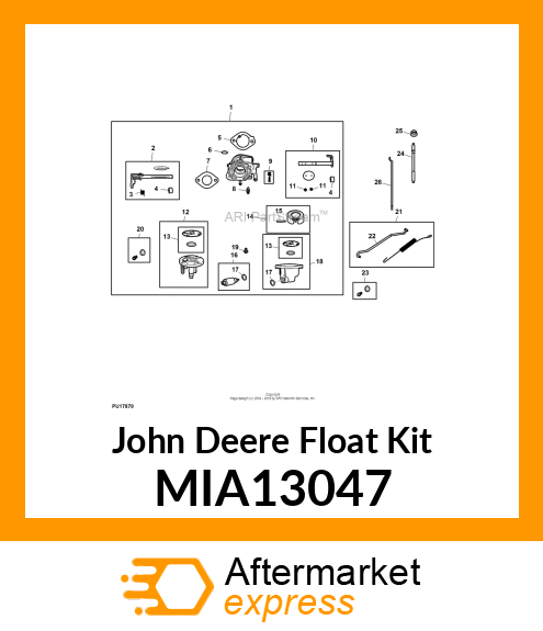 FLOAT KIT MIA13047