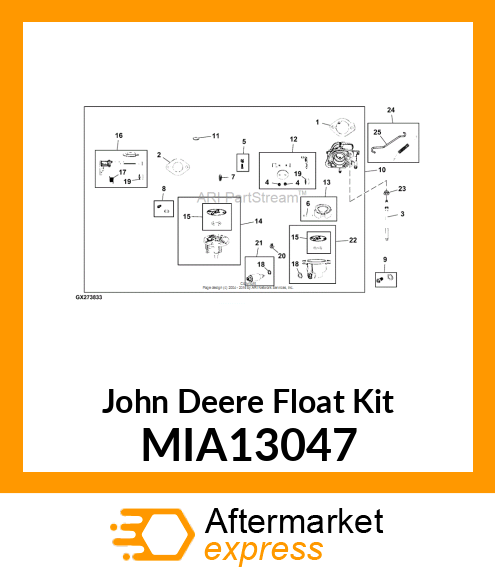 FLOAT KIT MIA13047