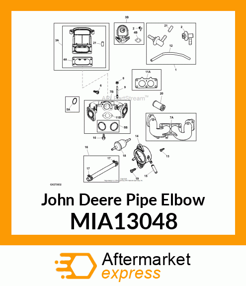 PIPE ELBOW, ELBOW MIA13048