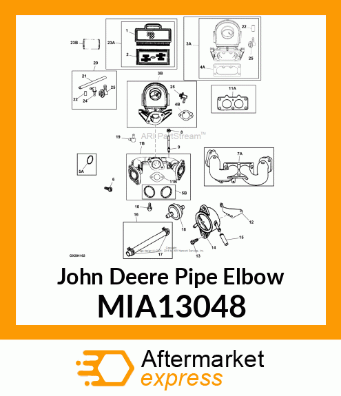 PIPE ELBOW, ELBOW MIA13048