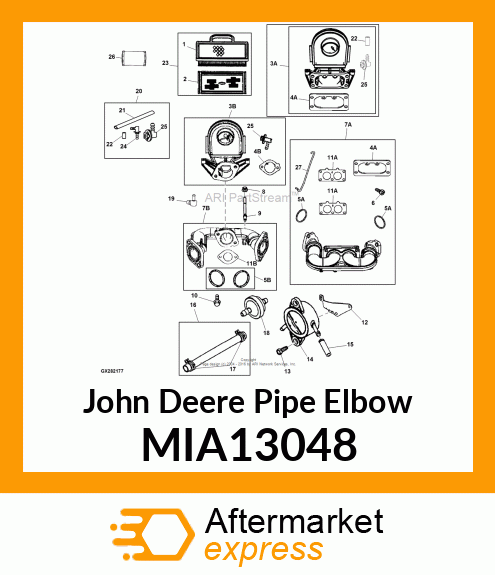 PIPE ELBOW, ELBOW MIA13048