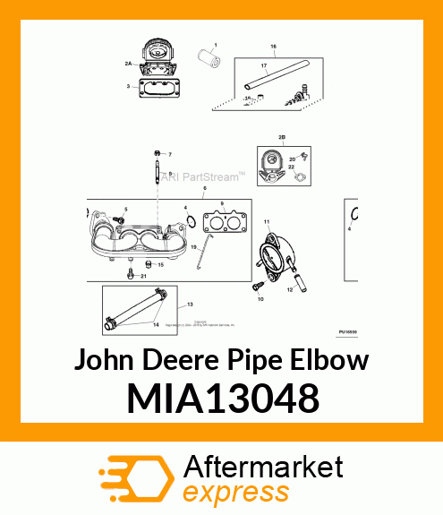 PIPE ELBOW, ELBOW MIA13048