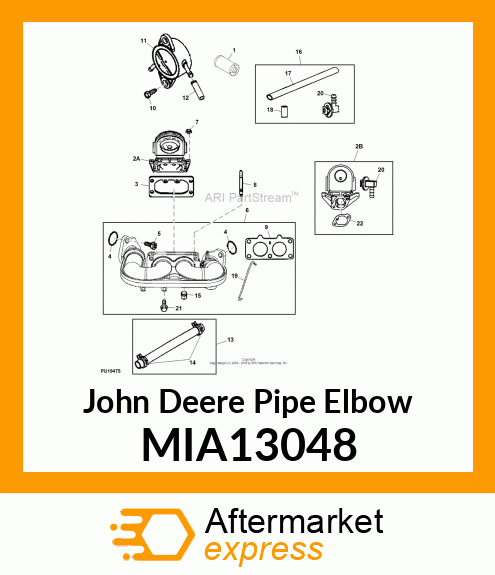 PIPE ELBOW, ELBOW MIA13048