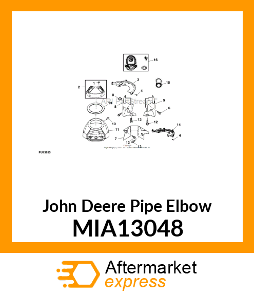 PIPE ELBOW, ELBOW MIA13048