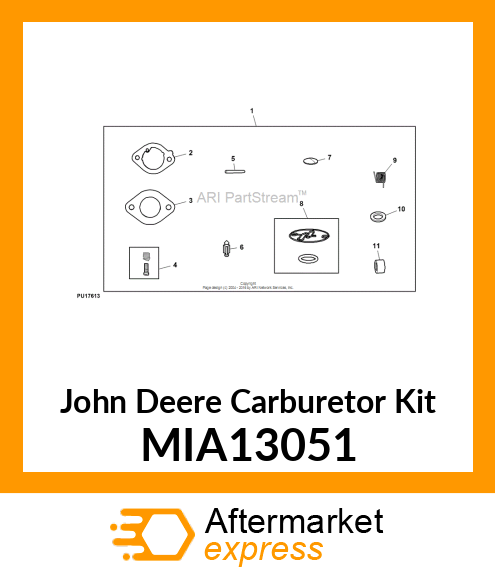 CARBURETOR KIT MIA13051