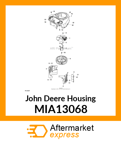 HOUSING, FAN MIA13068