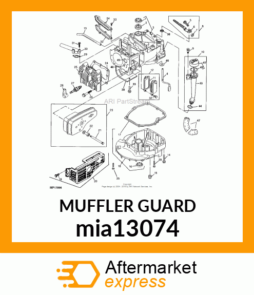 MUFFLER GUARD mia13074