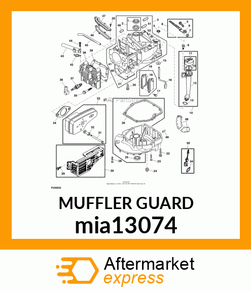 MUFFLER GUARD mia13074