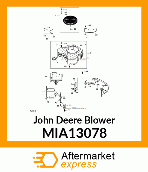 KIT, BLOWER HOUSING MIA13078