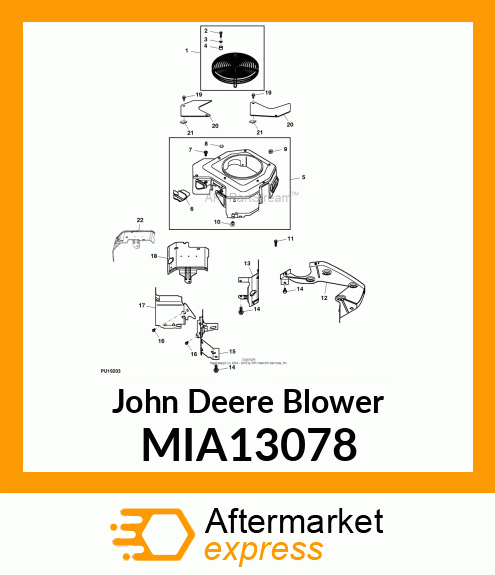 KIT, BLOWER HOUSING MIA13078