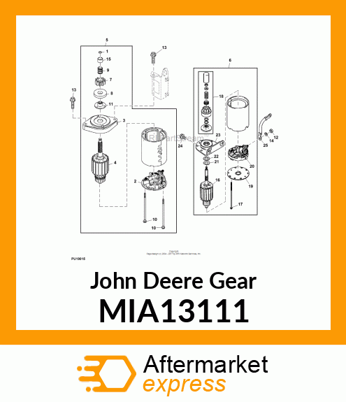 GEAR ASSY MIA13111