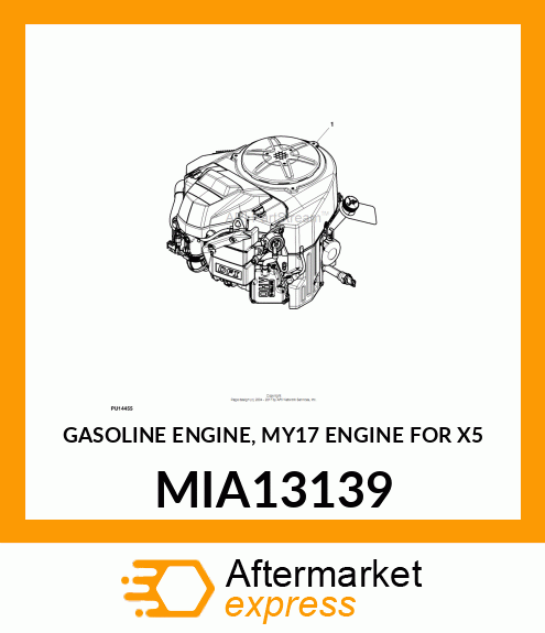 GASOLINE ENGINE, MY17 ENGINE FOR X5 MIA13139