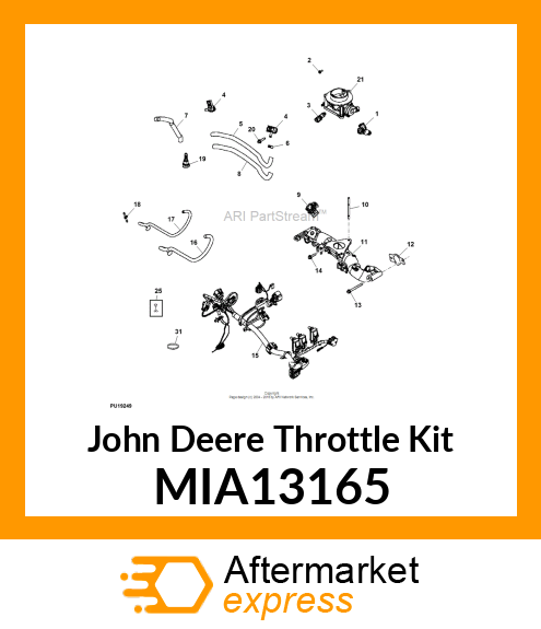 BODY, THROTTLE ASM (30) MIA13165