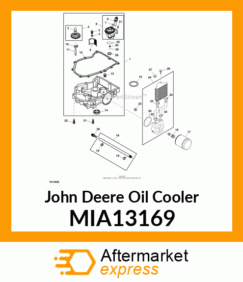 OIL COOLER MIA13169