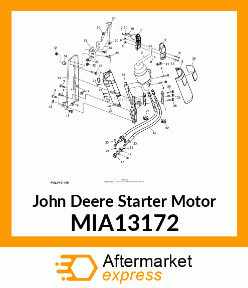 STARTER MOTOR, STARTER MIA13172