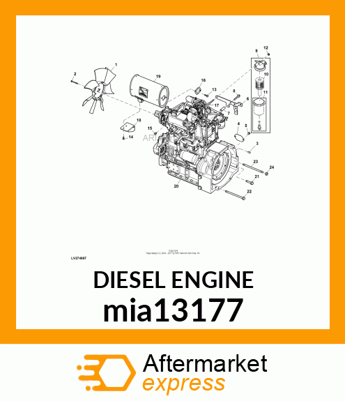 DIESEL ENGINE mia13177