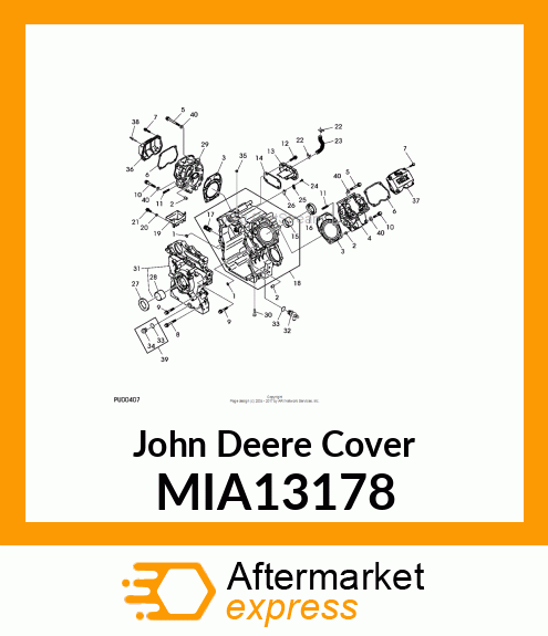 CRANKCASE COVER MIA13178