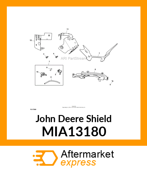 CYLINDER SHIELD ASSY MIA13180