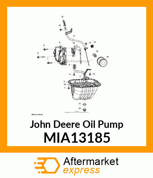 OIL PUMP MIA13185