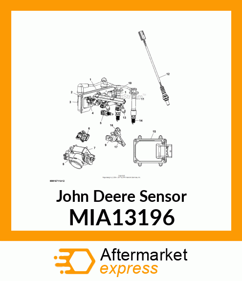 TMAP SENSOR MIA13196