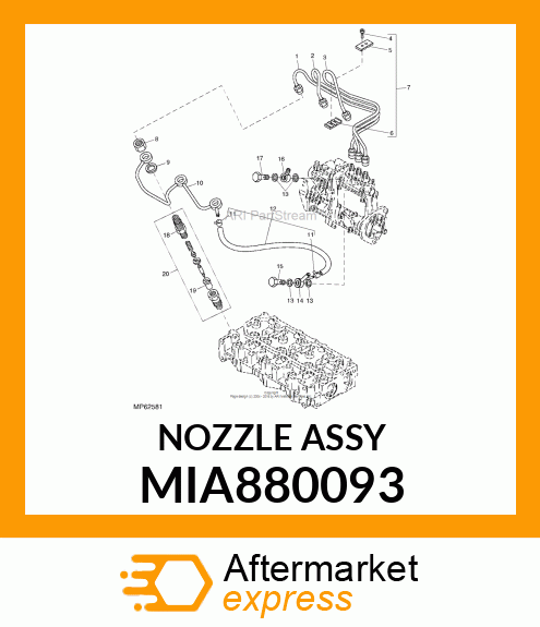 NOZZLE ASSY MIA880093