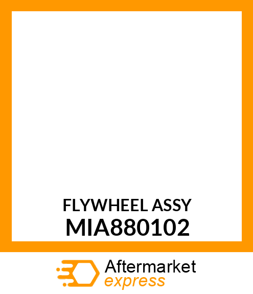 FLYWHEEL ASSY MIA880102