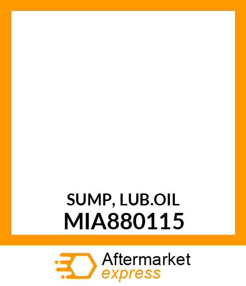 SUMP, LUB.OIL MIA880115