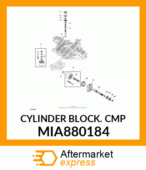 CYLINDER BLOCK CMP MIA880184