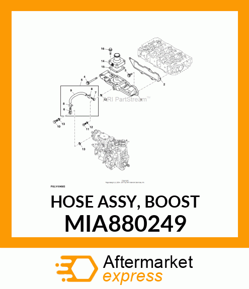 HOSE ASSY, BOOST MIA880249