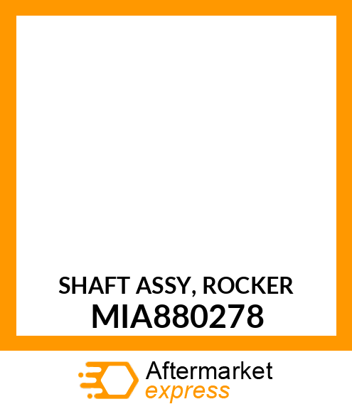 SHAFT ASSY, ROCKER MIA880278