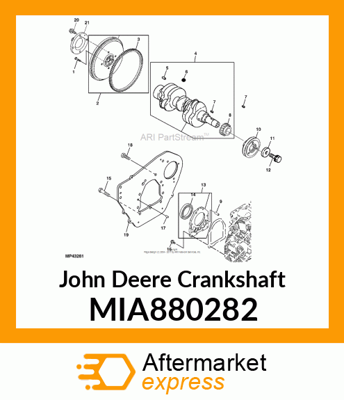 CRANKSHAFT ASSY MIA880282