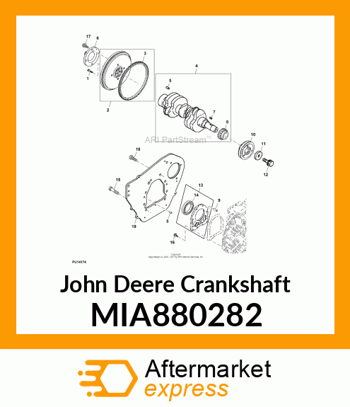 CRANKSHAFT ASSY MIA880282