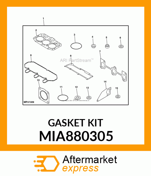 GASKET KIT MIA880305