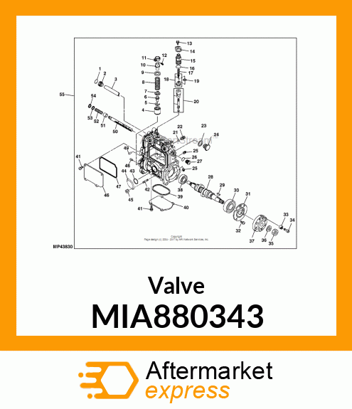 Valve MIA880343