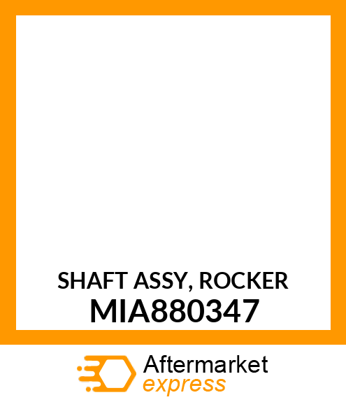 SHAFT ASSY, ROCKER MIA880347