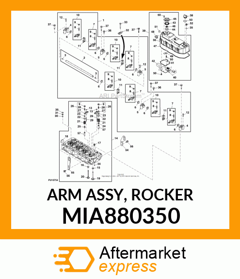 ARM ASSY, ROCKER MIA880350