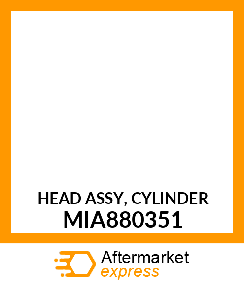 HEAD ASSY, CYLINDER MIA880351